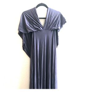 Dark grey maxi dress